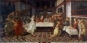 Fra Filippo Lippi scenes out of life Johannes of the Taufer the guest meal of the here ode oil painting reproduction